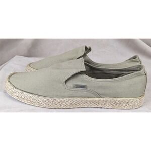 3768 10.5 270/95 Slip On Hemp Wrapped Espadrilles Beige Hawaiian Boat Beach Bum